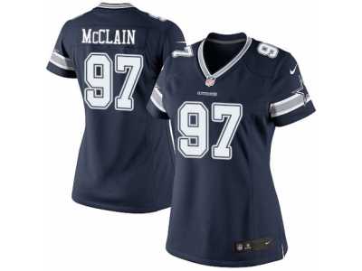 Women's Nike Dallas Cowboys #97 Terrell McClain Limited Navy Blue Team Color NFL Jersey