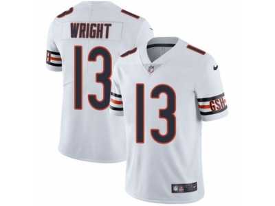 Men's Nike Chicago Bears #13 Kendall Wright Vapor Untouchable Limited White NFL Jersey