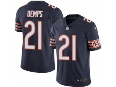Men's Nike Chicago Bears #21 Quintin Demps Limited Navy Blue Rush NFL Jersey