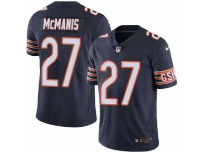 Men's Nike Chicago Bears #27 Sherrick McManis Limited Navy Blue Rush NFL Jersey