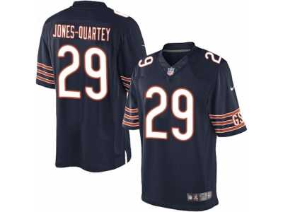 Men's Nike Chicago Bears #29 Harold Jones-Quartey Limited Navy Blue Team Color NFL Jersey