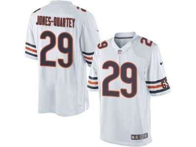 Men's Nike Chicago Bears #29 Harold Jones-Quartey Limited White NFL Jersey