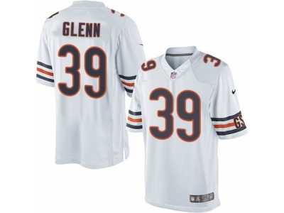 Men's Nike Chicago Bears #39 Jacoby Glenn Limited White NFL Jersey