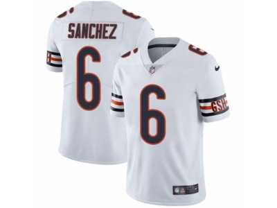 Men's Nike Chicago Bears #6 Mark Sanchez Vapor Untouchable Limited White NFL Jersey