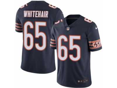 Men's Nike Chicago Bears #65 Cody Whitehair Limited Navy Blue Rush NFL Jersey