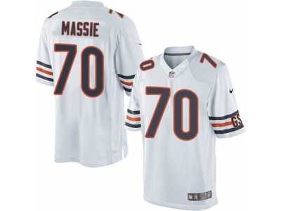 Men's Nike Chicago Bears #70 Bobby Massie Limited White NFL Jersey