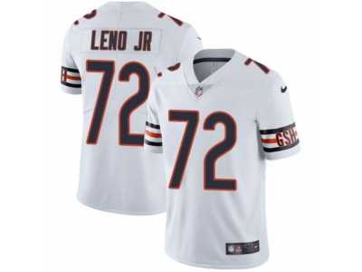 Men's Nike Chicago Bears #72 Charles Leno Vapor Untouchable Limited White NFL Jersey