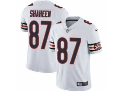 Men's Nike Chicago Bears #87 Adam Shaheen Vapor Untouchable Limited White NFL Jersey