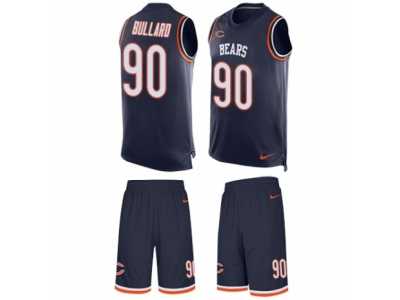 Men's Nike Chicago Bears #90 Jonathan Bullard Limited Navy Blue Tank Top Suit NFL Jersey