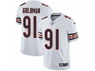 Men's Nike Chicago Bears #91 Eddie Goldman Vapor Untouchable Limited White NFL Jersey