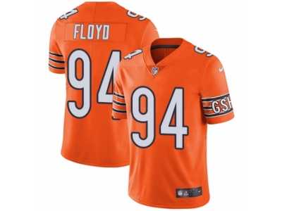 Men's Nike Chicago Bears #94 Leonard Floyd Vapor Untouchable Limited Orange Rush NFL Jersey
