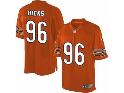 Men's Nike Chicago Bears #96 Akiem Hicks Limited Orange Alternate NFL Jersey