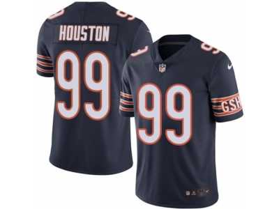 Men's Nike Chicago Bears #99 Lamarr Houston Limited Navy Blue Rush NFL Jersey