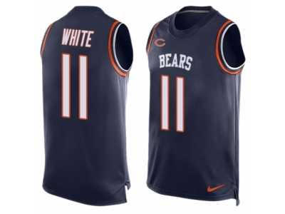 Nike Bears #11 Kevin White Navy Blue Team Color Men's Stitched NFL Limited Tank Top Jersey