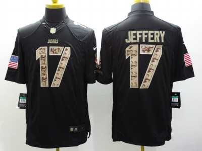 Nike Chicago Bears #17 Jeffery Black Salute to Service Jerseys(Limited)