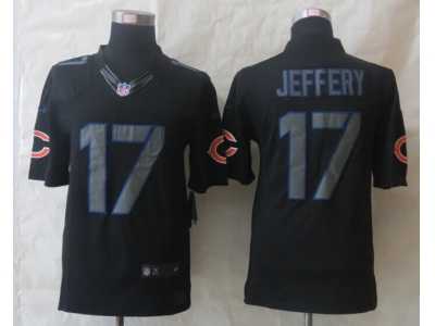 Nike Chicago Bears #17 Jeffery black Jerseys(Impact Limited)