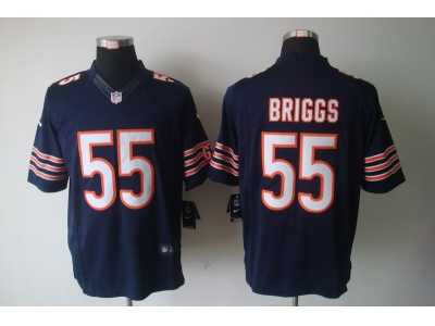 Nike NFL Chicago Bears #55 Lance Briggs Blue Jerseys(Limited)