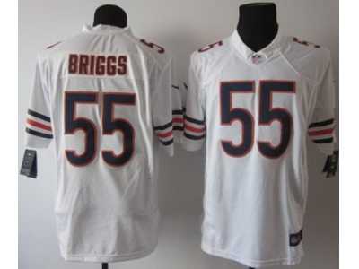 Nike NFL Chicago Bears #55 Lance Briggs White Jerseys(Limited)
