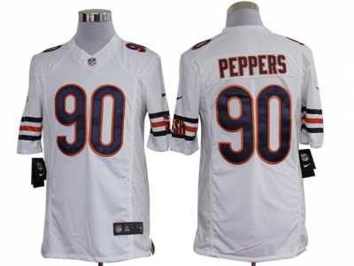 Nike NFL Chicago Bears #90 Julius Peppers White Jerseys(Limited)