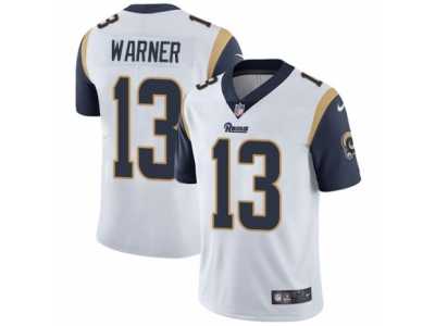 Youth Nike Los Angeles Rams #13 Kurt Warner Vapor Untouchable Limited White NFL Jersey