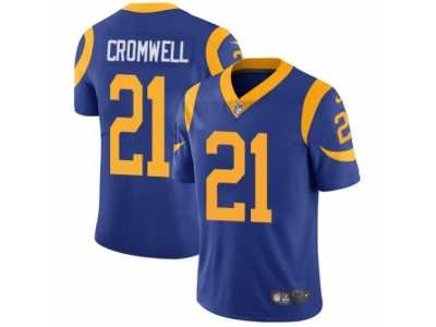 Youth Nike Los Angeles Rams #21 Nolan Cromwell Vapor Untouchable Limited Royal Blue Alternate NFL Jersey