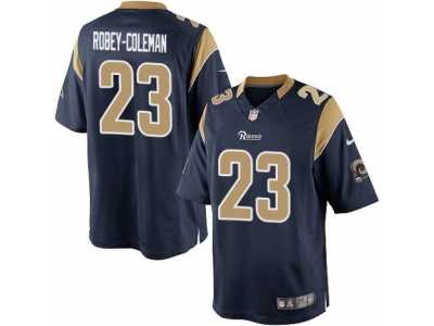 Youth Nike Los Angeles Rams #23 Nickell Robey-Coleman Limited Navy Blue Team Color NFL Jersey