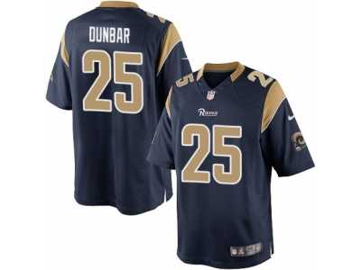 Youth Nike Los Angeles Rams #25 Lance Dunbar Limited Navy Blue Team Color NFL Jersey