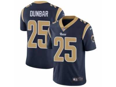 Youth Nike Los Angeles Rams #25 Lance Dunbar Vapor Untouchable Limited Navy Blue Team Color NFL Jersey