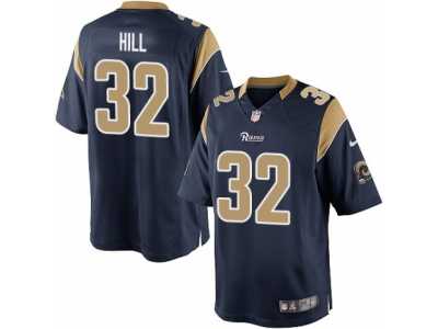 Youth Nike Los Angeles Rams #32 Troy Hill Limited Navy Blue Team Color NFL Jersey