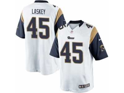 Youth Nike Los Angeles Rams #45 Zach Laskey Limited White NFL Jersey