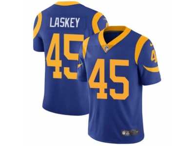 Youth Nike Los Angeles Rams #45 Zach Laskey Vapor Untouchable Limited Royal Blue Alternate NFL Jersey