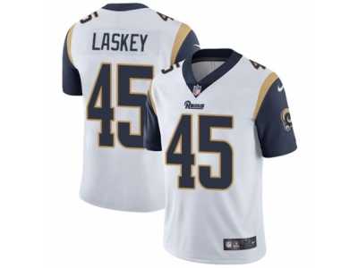 Youth Nike Los Angeles Rams #45 Zach Laskey Vapor Untouchable Limited White NFL Jersey