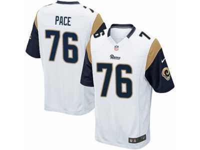 Youth Nike Los Angeles Rams #76 Orlando Pace Game White NFL Jersey