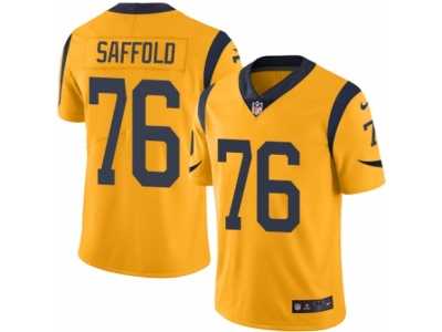 Youth Nike Los Angeles Rams #76 Rodger Saffold Limited Gold Rush NFL Jersey
