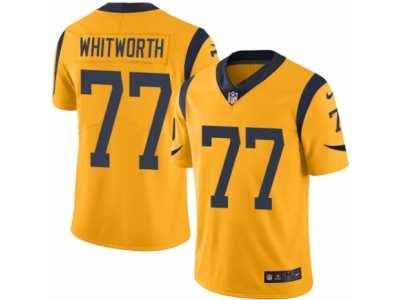 Youth Nike Los Angeles Rams #77 Andrew Whitworth Limited Gold Rush NFL Jersey
