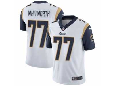 Youth Nike Los Angeles Rams #77 Andrew Whitworth Vapor Untouchable Limited White NFL Jersey