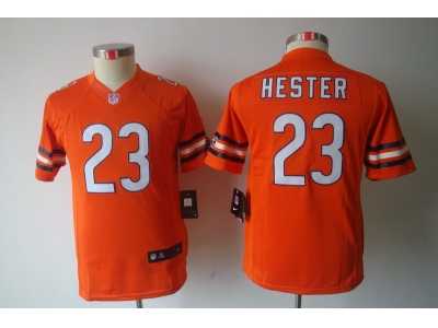Nike NFL Youth Chicago Bears #23 Devin Hester Orange Jerseys
