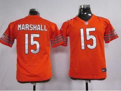 Nike Youth Chicago Bears #15 Marshall Orange jerseys