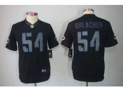 Nike Youth Chicago Bears #54 Brian Urlacher black jerseys[Impact Limited]