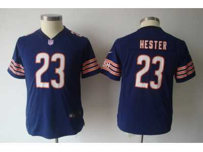 Nike youth nfl chicago bears #23 hester blue jerseys