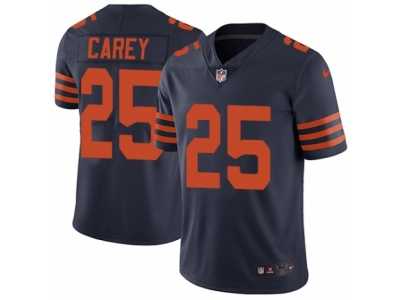 Youth Nike Chicago Bears #25 Ka'Deem Carey Vapor Untouchable Limited Navy Blue 1940s Throwback Alternate NFL Jersey