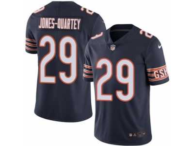 Youth Nike Chicago Bears #29 Harold Jones-Quartey Limited Navy Blue Rush NFL Jersey