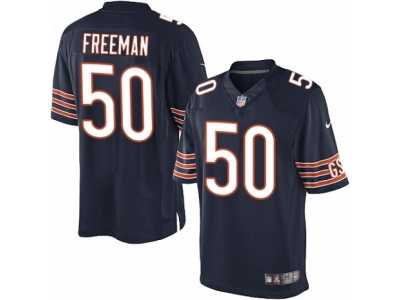 Youth Nike Chicago Bears #50 Jerrell Freeman Limited Navy Blue Team Color NFL Jersey