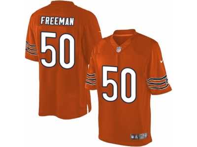 Youth Nike Chicago Bears #50 Jerrell Freeman Limited Orange Alternate NFL Jersey