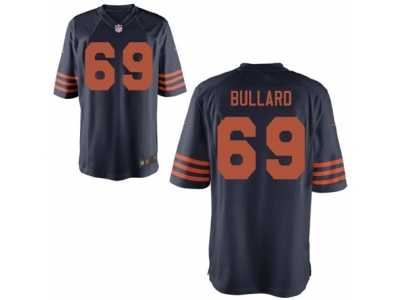 Youth Nike Chicago Bears #69 Jonathan Bullard Navy Blue Throwback Alternate NFL Jersey