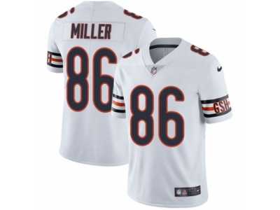 Youth Nike Chicago Bears #86 Zach Miller Vapor Untouchable Limited White NFL Jersey