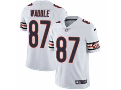 Youth Nike Chicago Bears #87 Tom Waddle Vapor Untouchable Limited White NFL Jersey