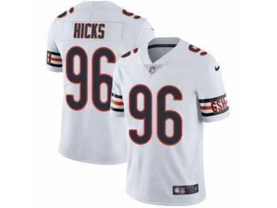 Youth Nike Chicago Bears #96 Akiem Hicks Vapor Untouchable Limited White NFL Jersey