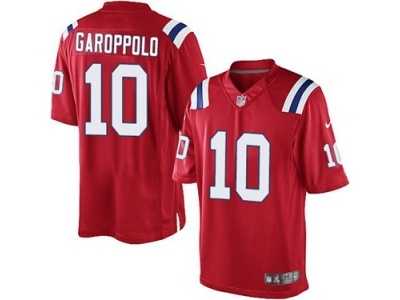Youth Nike New England Patriots #10 Jimmy Garoppolo Red Alternate NFL Jersey