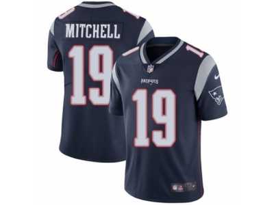 Youth Nike New England Patriots #19 Malcolm Mitchell Vapor Untouchable Limited Navy Blue Team Color NFL Jersey